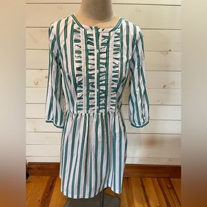 Draper James Ruffle Placket Shift Dress